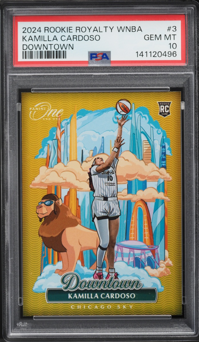 2024 Panini One And One Royalty WNBA Downtown Kamilla Cardoso ROOKIE #3 PSA 10 GEM MINT