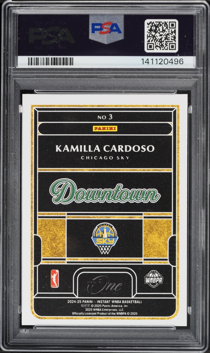 2024 Panini One And One Royalty WNBA Downtown Kamilla Cardoso ROOKIE #3 PSA 10 GEM MINT