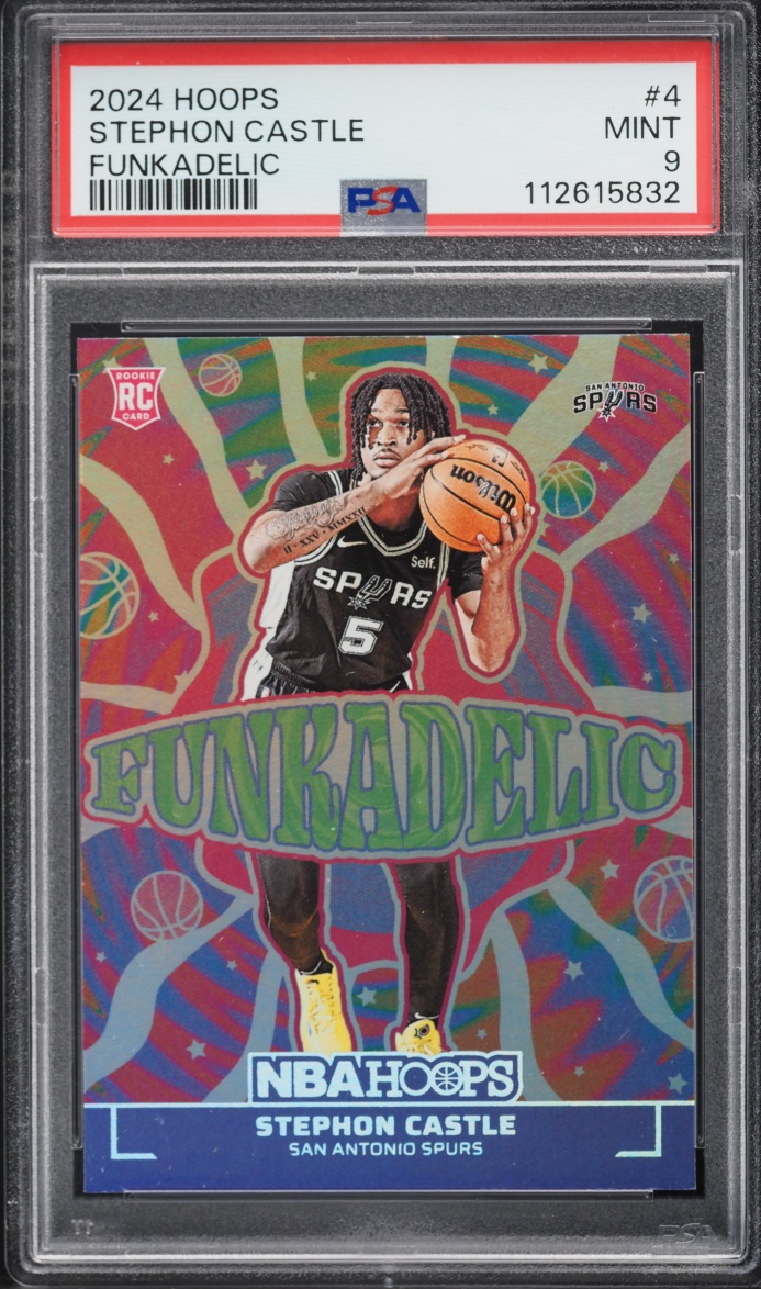 2024 Hoops Funkadelic Stephon Castle ROOKIE #4 PSA 9 MINT