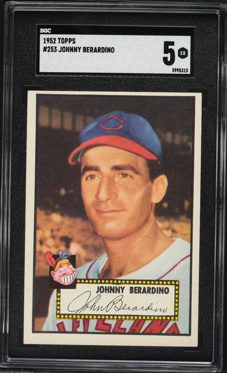 1952 Topps Johnny Berardino #253 SGC 5 EX
