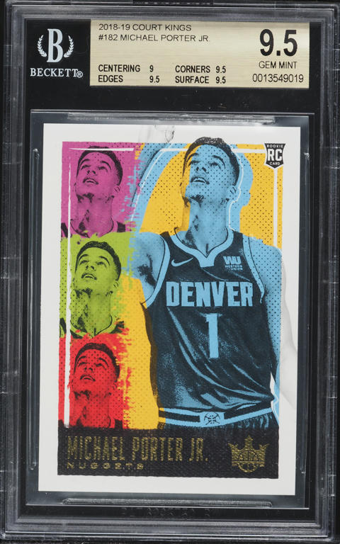 2018 Panini Obsidian Electric Orange Michael Porter Jr. ROOKIE