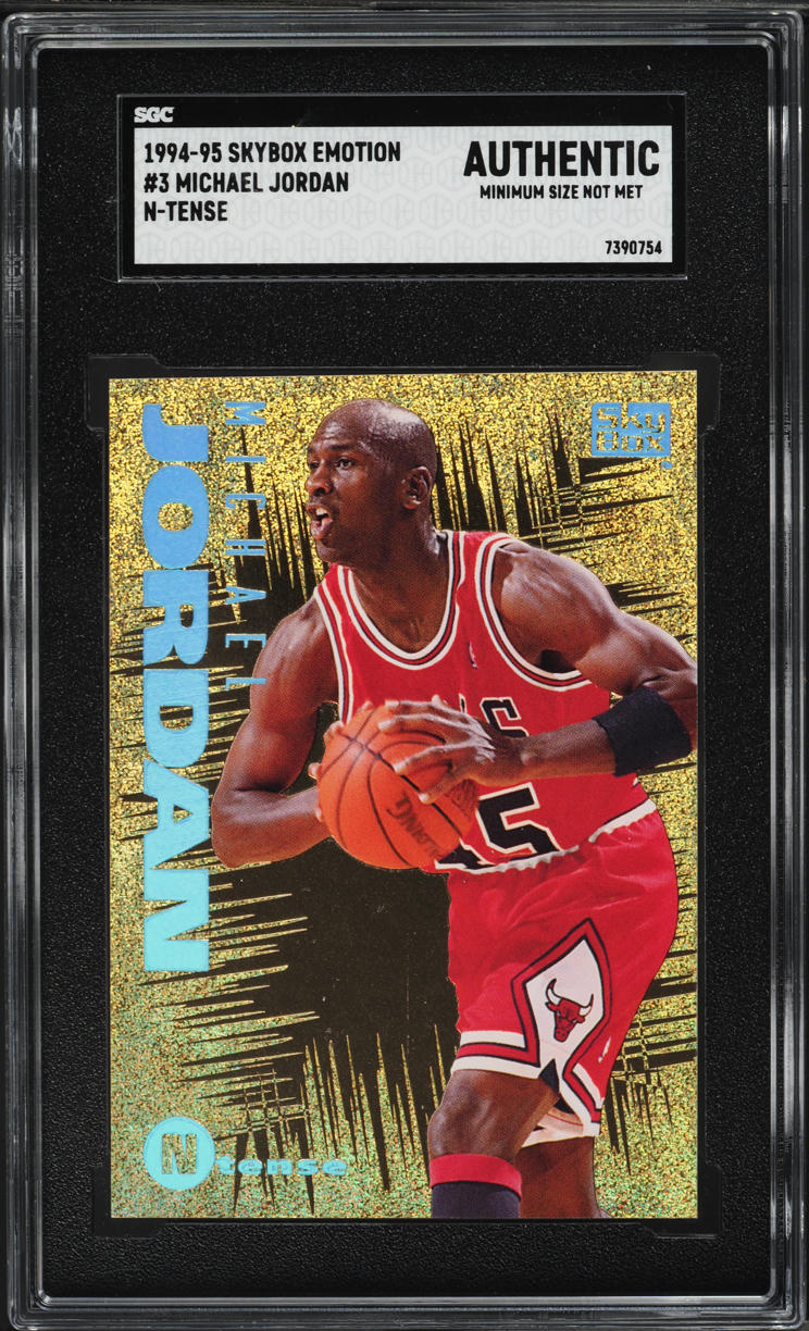 1994 Skybox Emotion N-Tense Michael Jordan #3 SGC AUTH