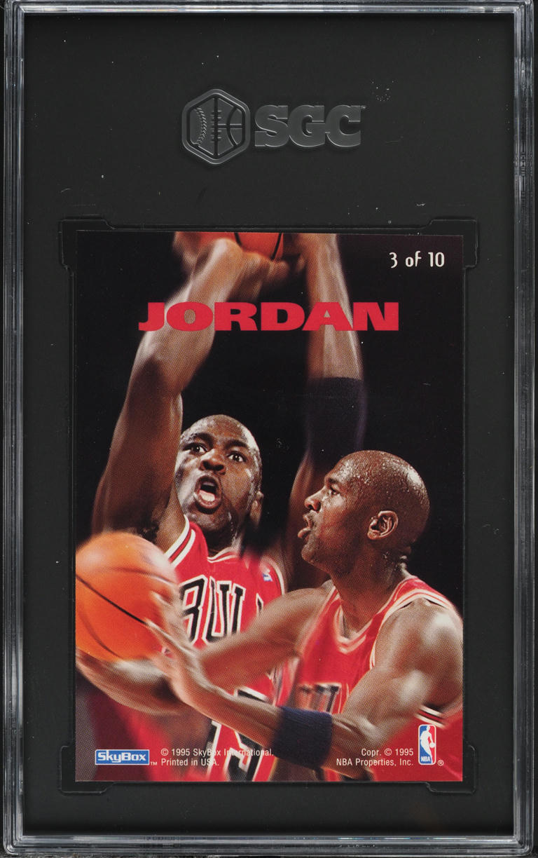 1994 Skybox Emotion N-Tense Michael Jordan #3 SGC AUTH
