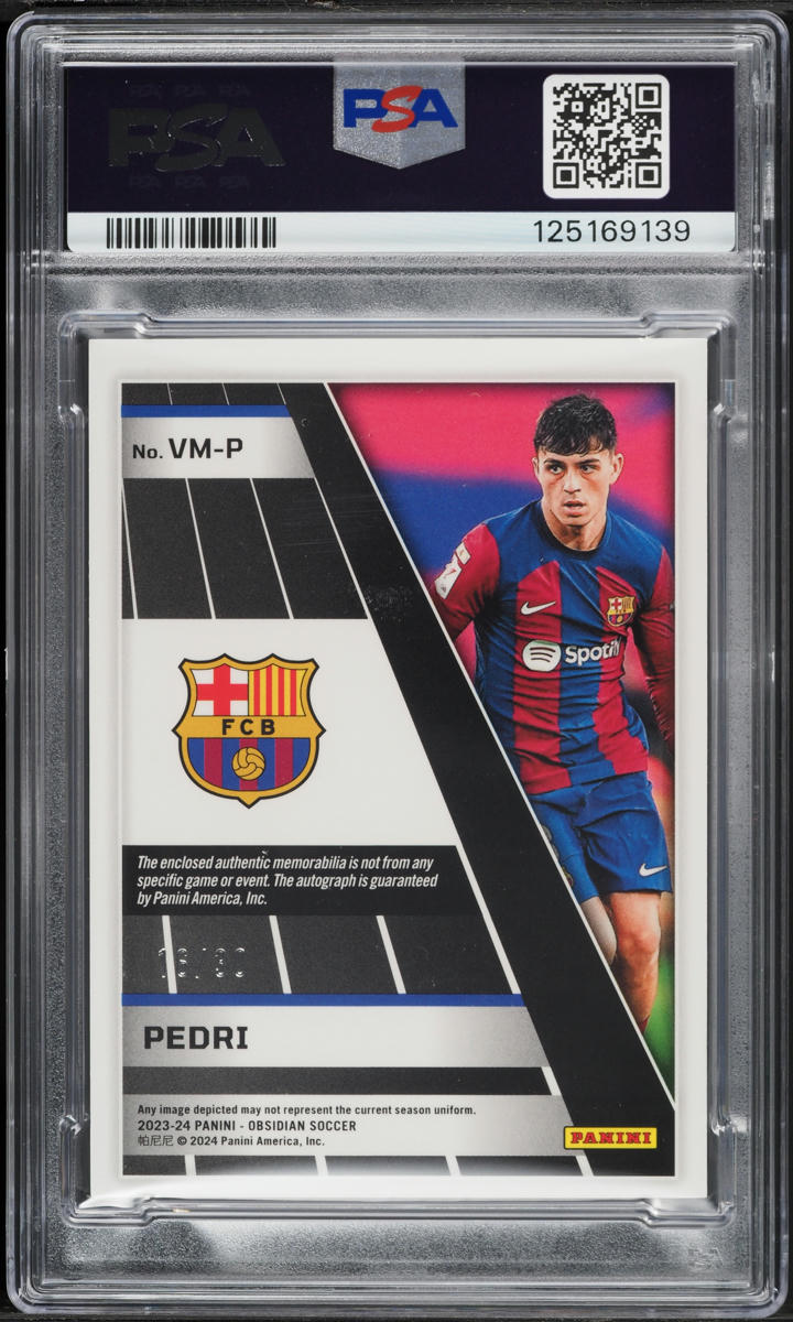 SSP PEDRI ペドリ panini obsidian カラーブラスト 🔥Pedri 2024-25