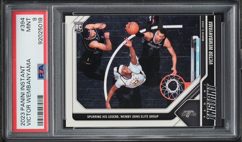 2023 Panini Instant Victor Wembanyama ROOKIE /2849 #394 PSA