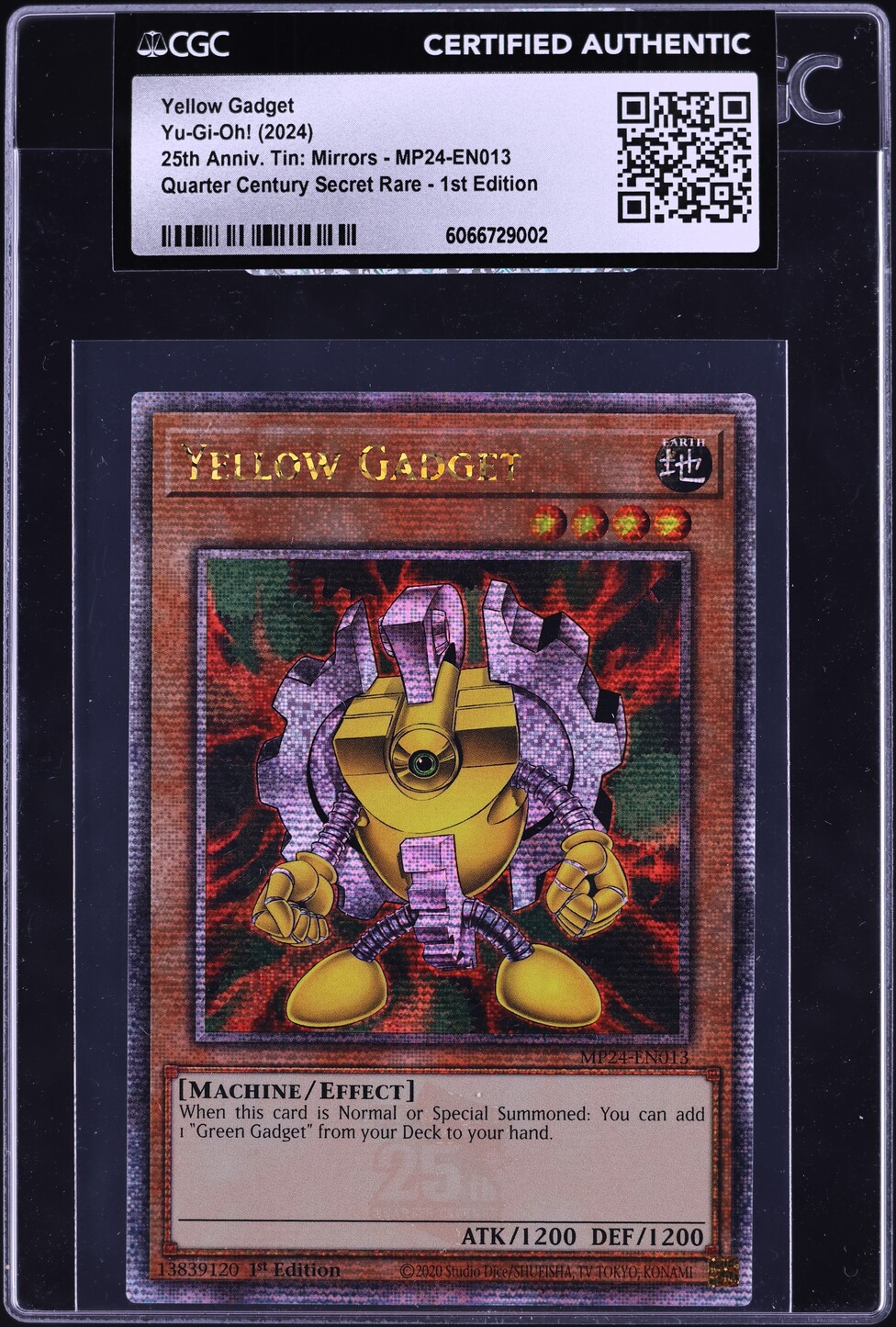Yugioh Lata Mp24 Green Gadget Quarter Century X3 | Meses Sin Interés