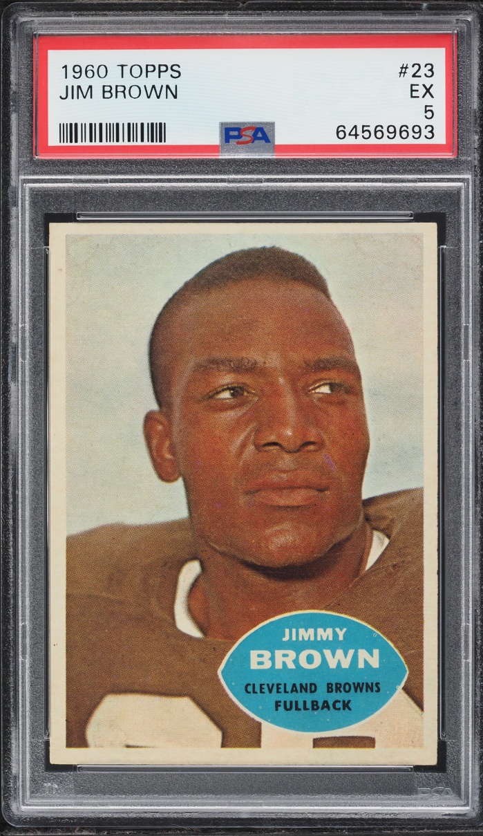 1960 Topps Football Jim Brown #23 PSA 5 EX