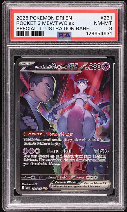 2025 Pokemon Japanese SV Glory Of Team Rocket SAR Rocket's Mewtwo