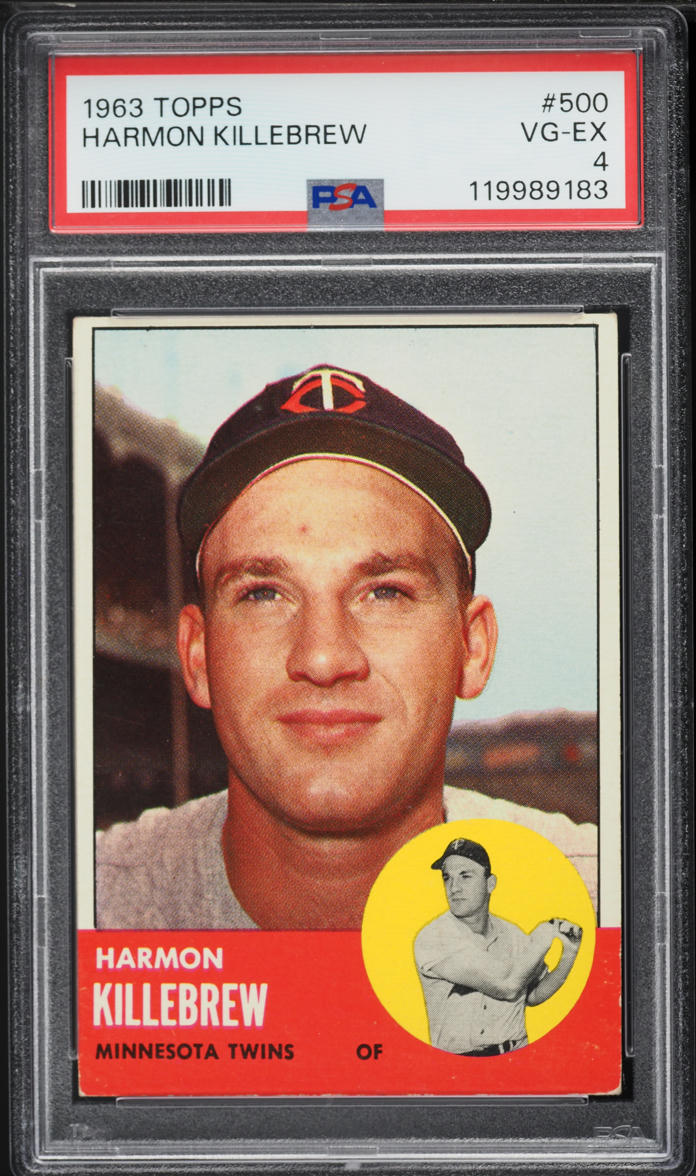 1963 Topps Harmon Killebrew #500 PSA 4 VGEX