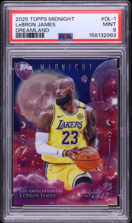2025 Topps Midnight Dreamland LeBron James #DL-1 PSA 9 MINT