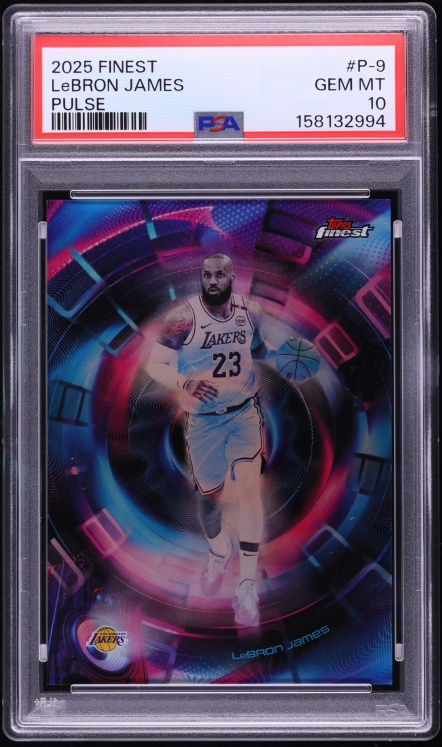 2025 Finest Pulse LeBron James #P-9 PSA 10 GEM MINT