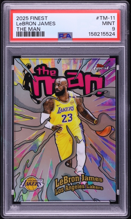 2025 Finest The Man Lebron James #TM-11 PSA 9 MINT