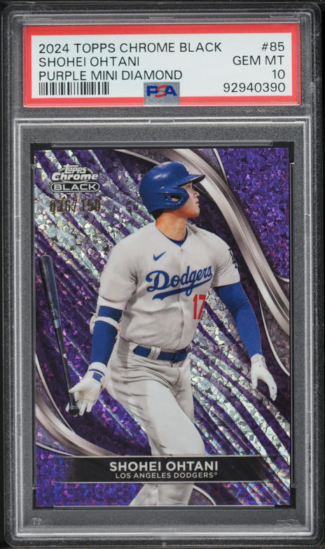 2022 Finest Purple Refractor Shohei Ohtani /250 #28 PSA 10