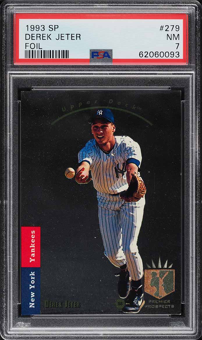 1993 SP Foil Derek Jeter ROOKIE #279 PSA 7 NRMT
