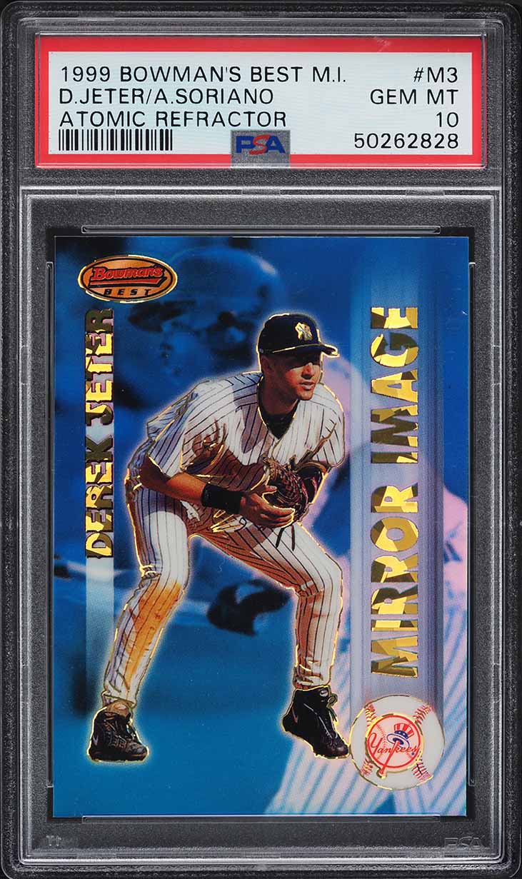1995 Bowman's Best Mirror Image Refractor Greene Ken Griffey Jr