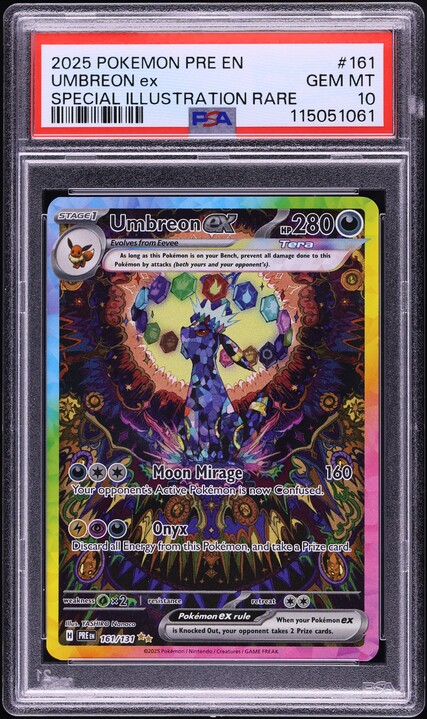 2024 Pokemon Japanese SV Terastal Fest Ex SAR Umbreon EX #217 PSA