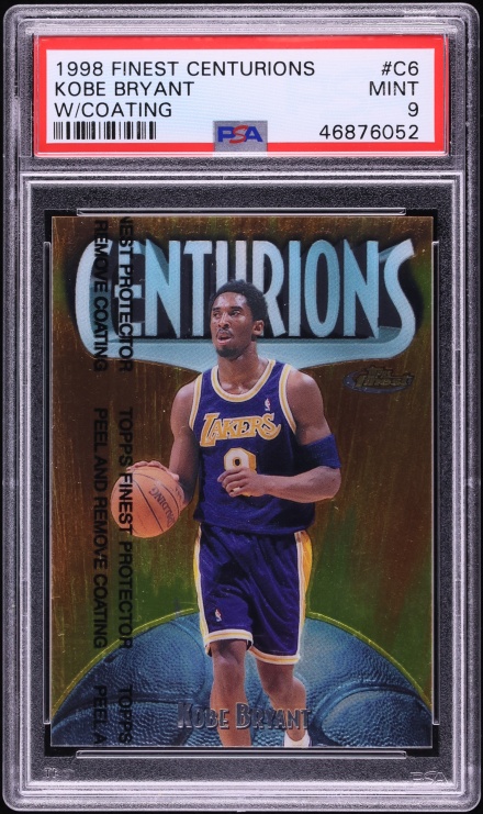 1998 Finest Centurions w/ Coating Kobe Bryant /500 #C6 PSA 9 MINT