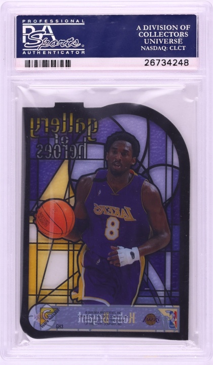 2000 Topps Gallery Of Heroes Die-Cut Kobe Bryant #GH3 PSA 9 MINT - Photo 2