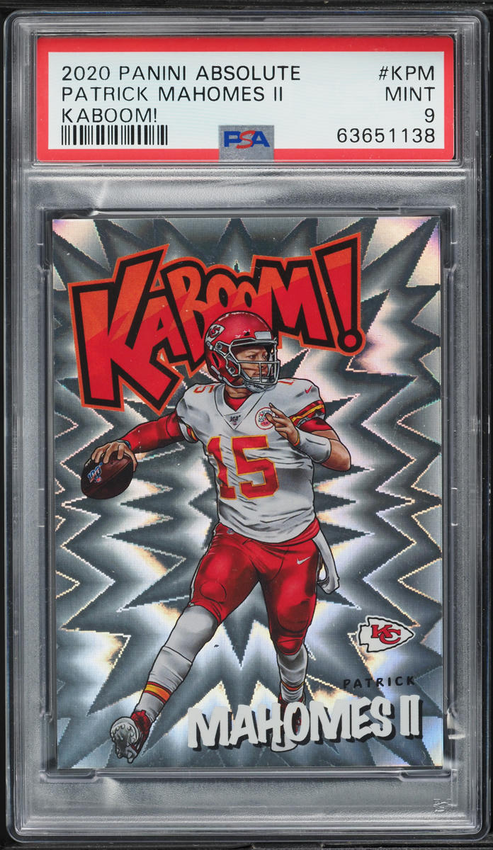 2020 Absolute Kaboom! Patrick Mahomes II #K-PM PSA 9 MINT