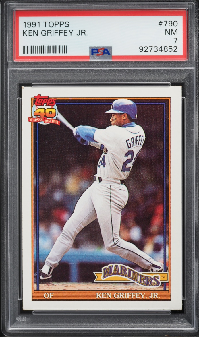1991 Topps Ken Griffey Jr. #790 PSA 7 NRMT