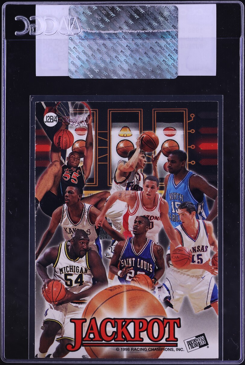 1998 Press Pass Double Threat Jackpot Vince Carter ROOKIE #J2B CGC AUTH