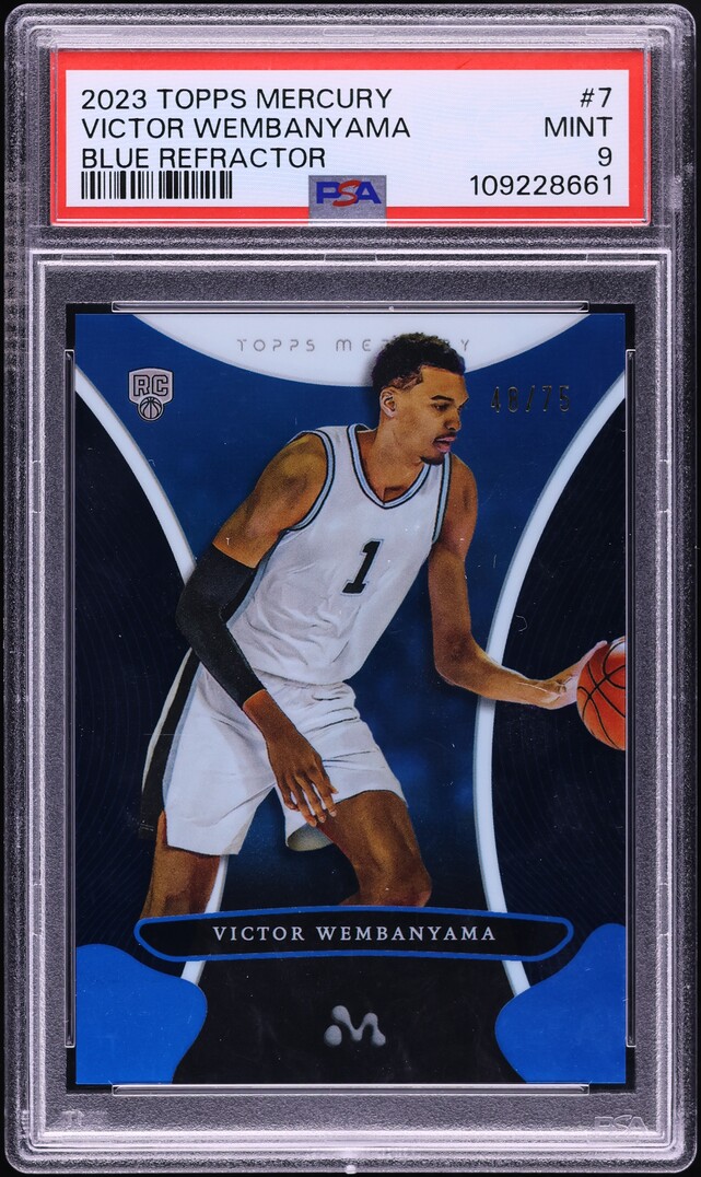 VICTOR WEMBANYAMA RC ウェンバンヤマ REFRACTOR 2023-24 Topps Chrome VICTOR WEMBANYAMA Rookie Pink Refractor