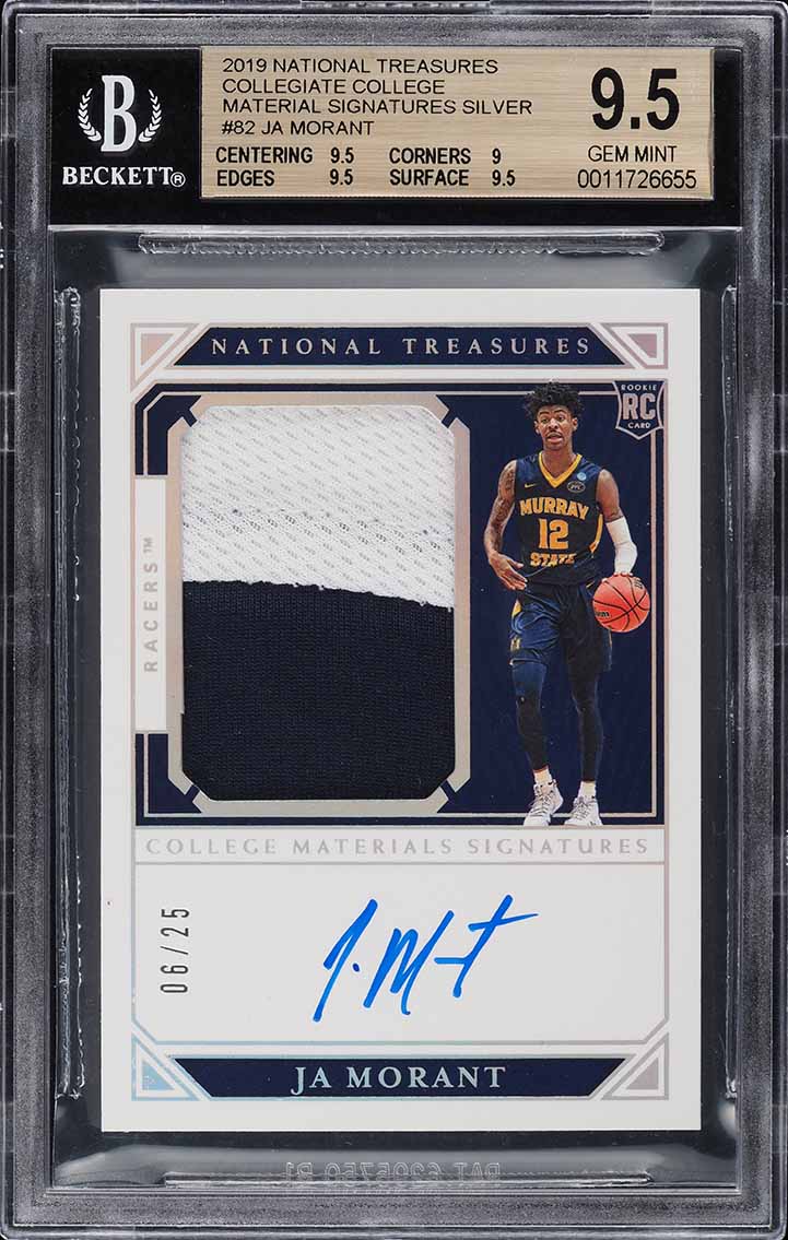 2019 Select Courtside Red Wave Ja Morant ROOKIE #208 PSA 10 GEM