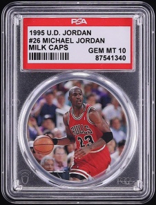 1995 Upper Deck Milk Caps Michael Jordan #26 PSA 10 GEM MINT