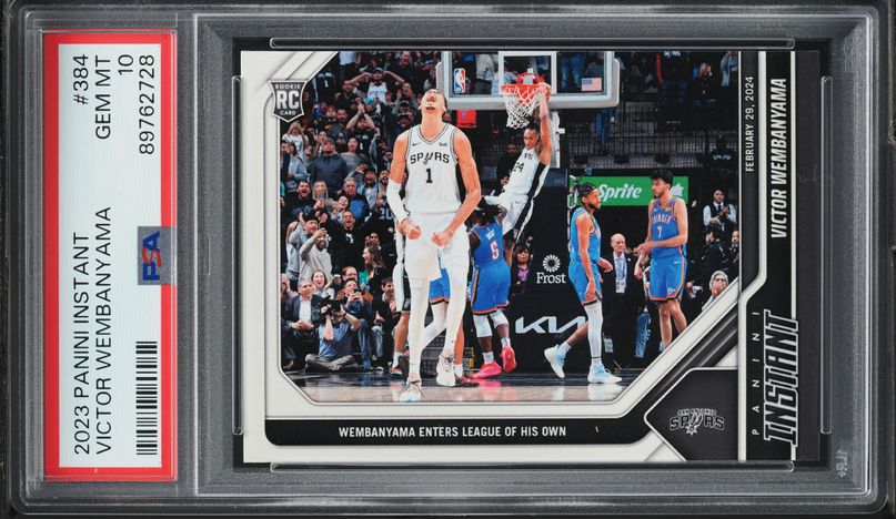 その他 2023 PANINI INSTANT WEMBANYAMA PSA10 2023 PANINI INSTANT WEMBANYAMA PSA10 - メルカリ