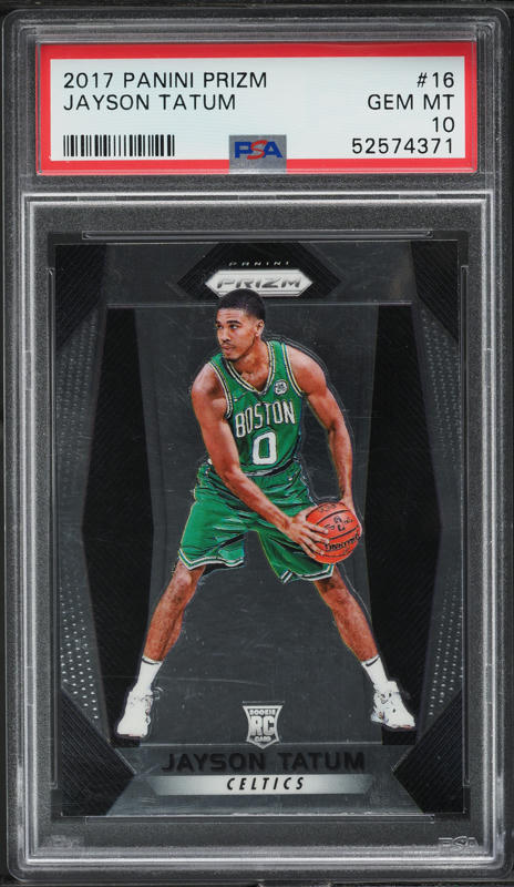 2017 Panini Prizm Mosaic Jayson Tatum ROOKIE RC AUTO /99 #26