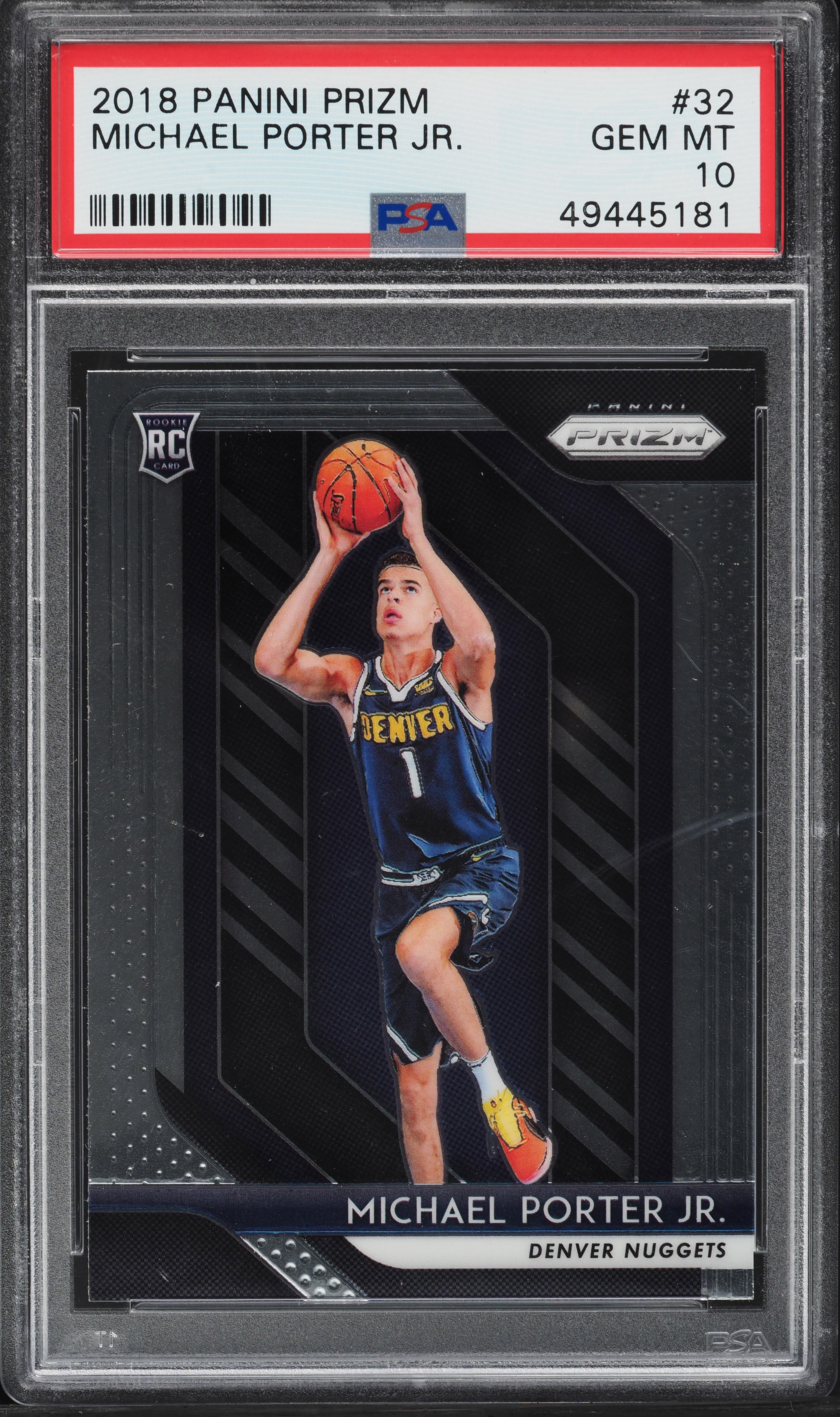 PSAサインルーキーMICHAEL PORTER JR RC HOLO AUTO Psa Sign Rookie Michael Porter Jr Rc Holo Auto | eBay