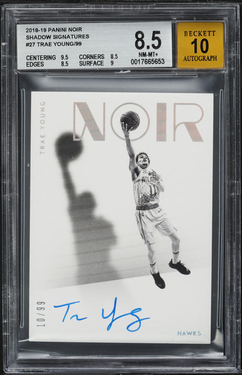 2018 Panini Court Kings Heir Apparent Trae Young ROOKIE AUTO /199