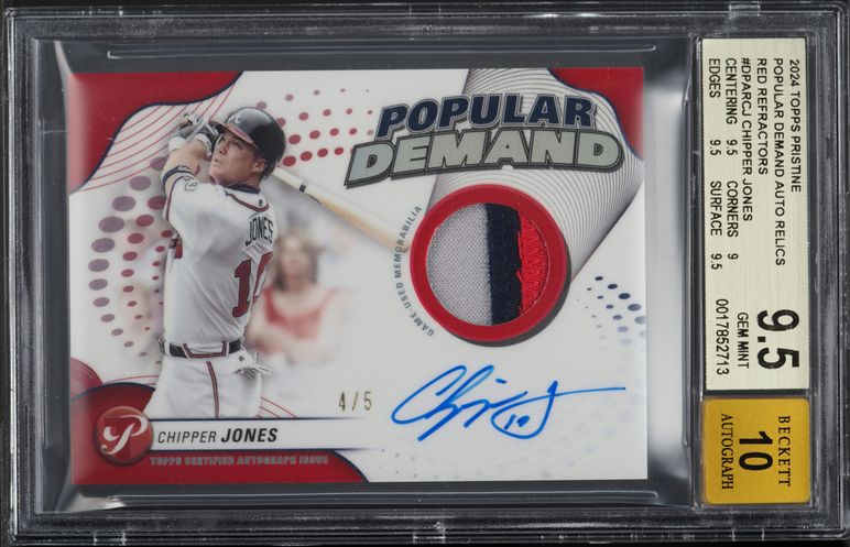 スポーツ選手 TOPPS PRISTINE 2024 Topps Pristine Production Ozzie Albies AUTO /99 #PPA-OA
