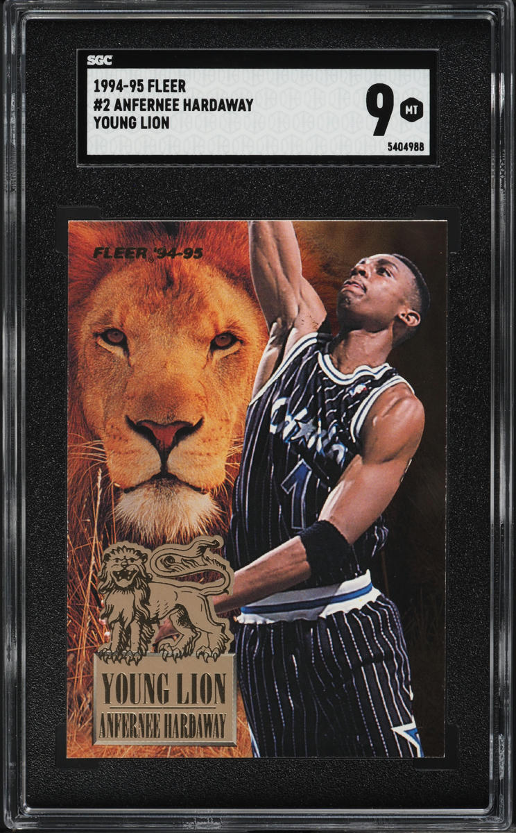 1994 Fleer Young Lion Anfernee Hardaway #2 SGC 9 MINT