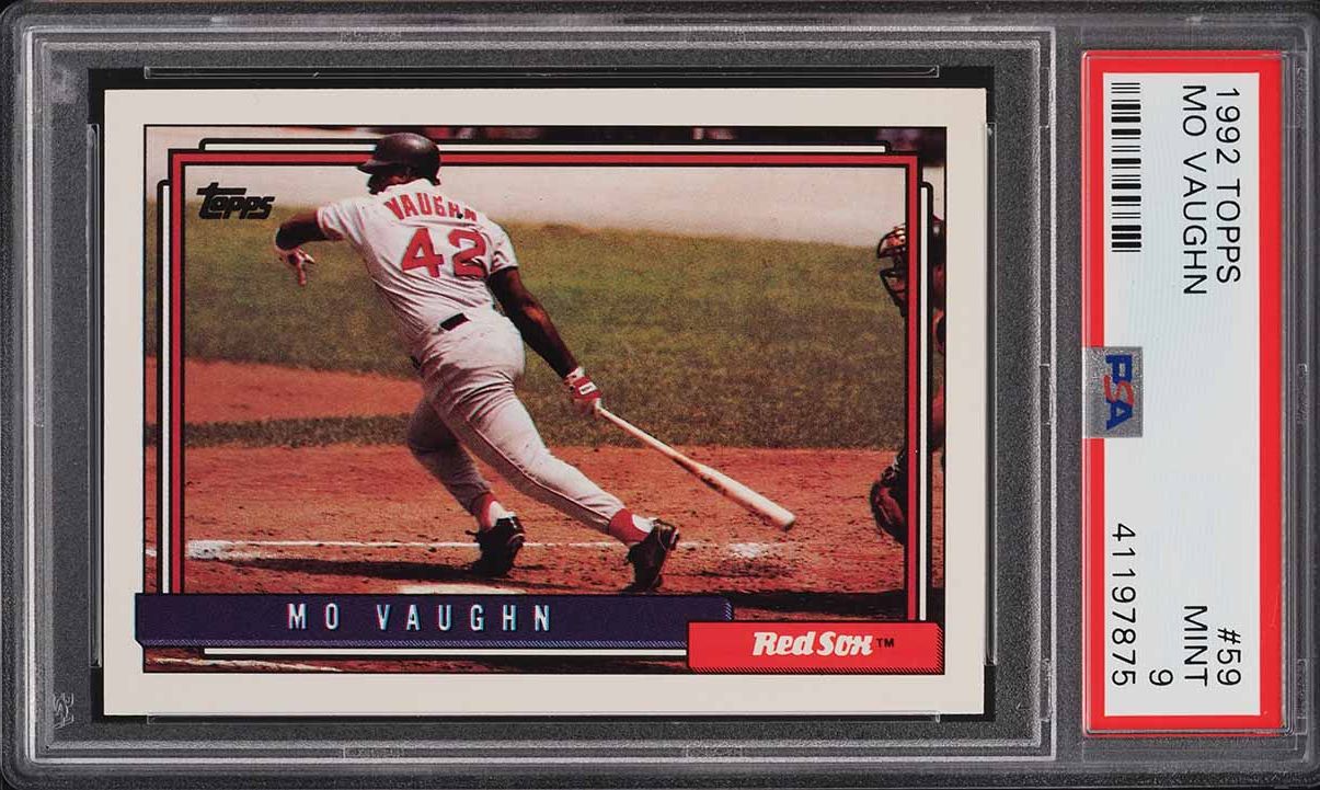 1992 Topps Mo Vaughn #59 PSA 9 MINT