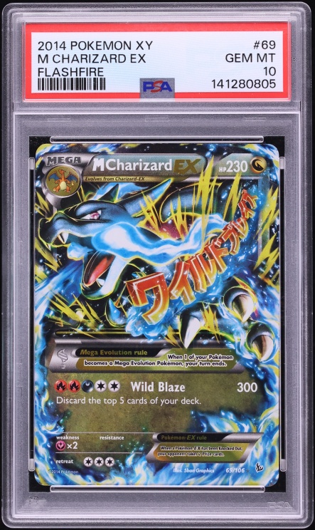 2014 Pokemon XY Flashfire M Charizard EX #69 PSA 10 GEM MINT