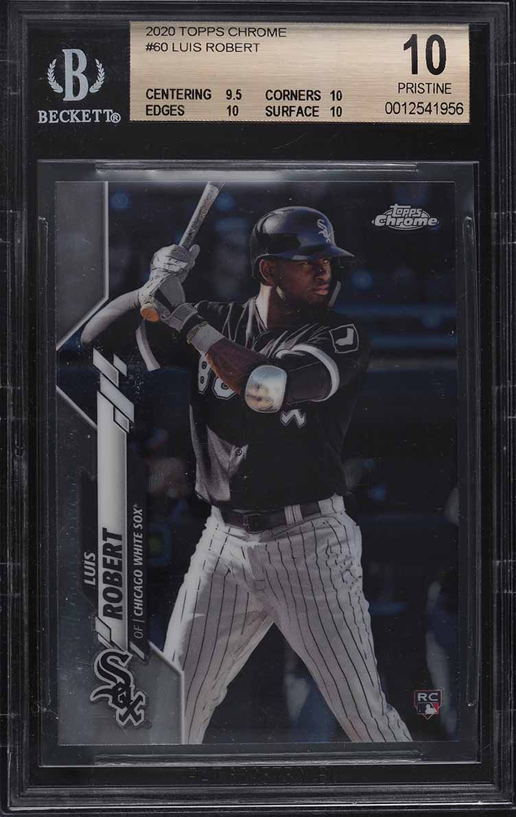 2020 Topps Chrome Luis Robert ROOKIE RC #60 PSA 9 MINT on Fanatics