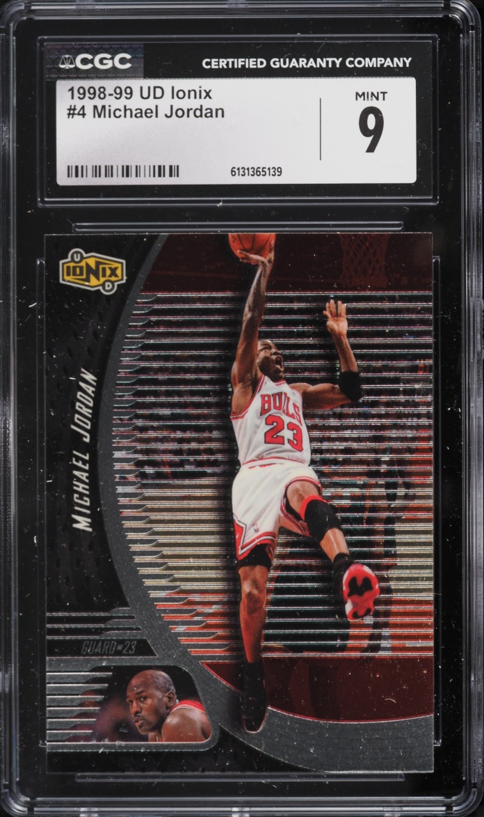1998 Upper Deck Ionix Michael Jordan #4 CGC 9 MINT