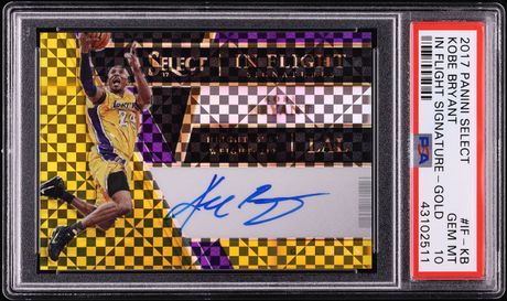 2017 Hoops Kobe Bryant #291 PSA 10 GEM MINT on Fanatics Collect