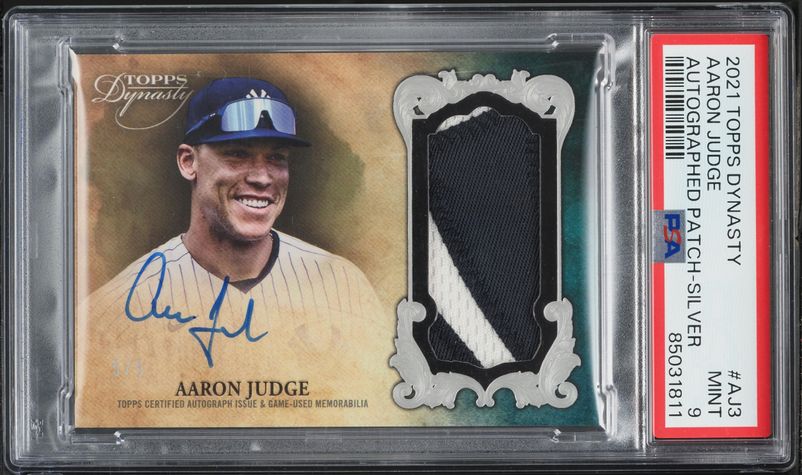 2015 Bowman Inception Aaron Judge ROOKIE AUTO #BIA-AJU BGS 9.5 GEM