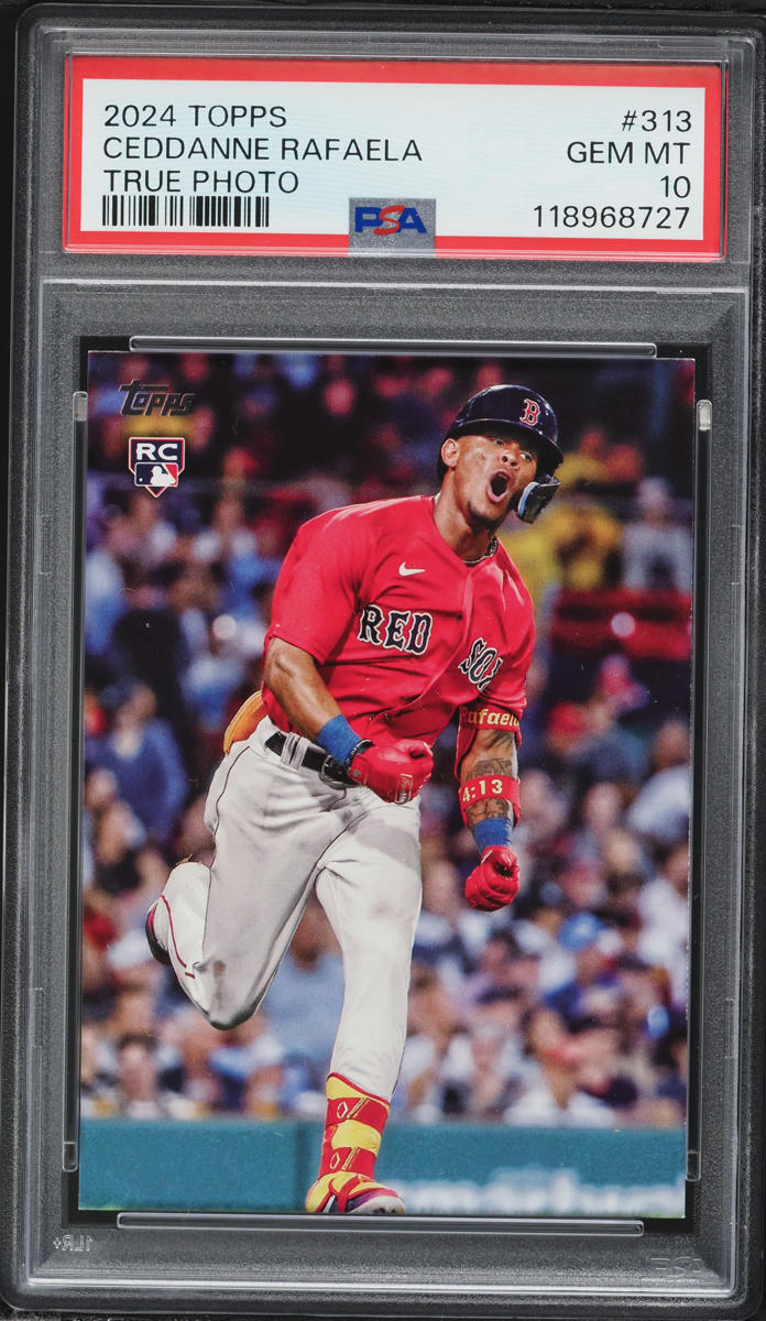 2024 Topps True Photo Ceddanne Rafaela ROOKIE #313 PSA 10 GEM MINT