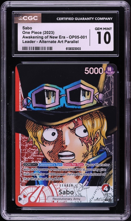 2023 One Piece Promo Sealed Battle Vol. 1 Winner SR Sabo #083 PSA