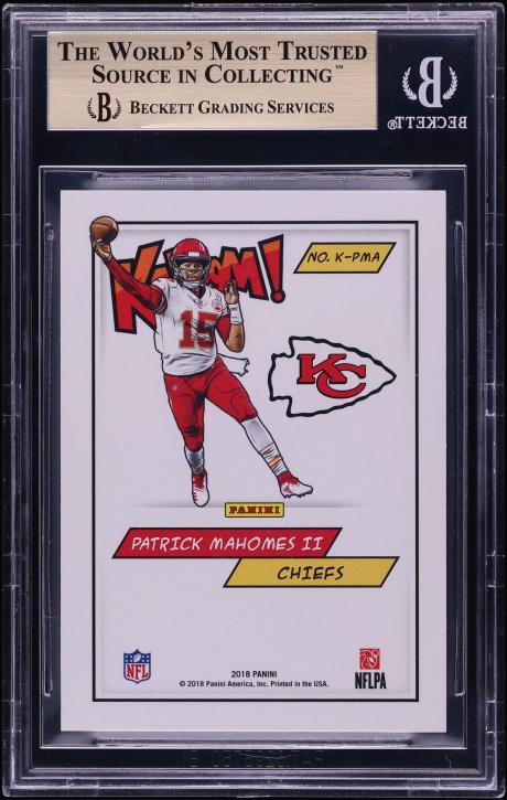 2018 Panini Kaboom! Patrick Mahomes II #27 BGS 9.5 GEM MINT