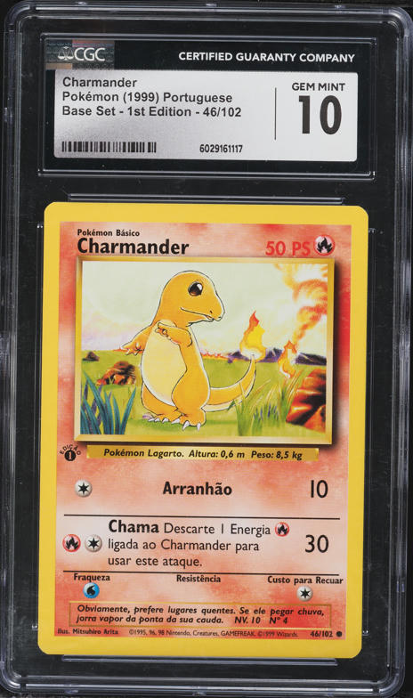 1999-2000 Pokemon Base Set Charmander #46 PSA 9 MINT on Fanatics