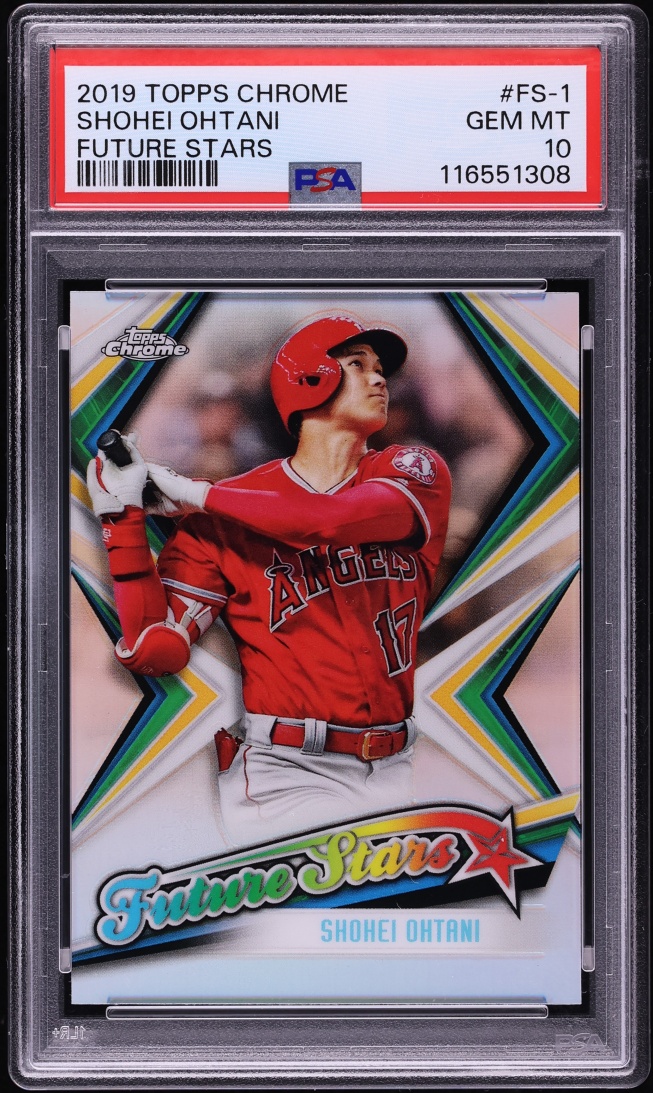 2019 Topps Chrome Future Stars Shohei Ohtani #FS-1 PSA 10 GEM MINT