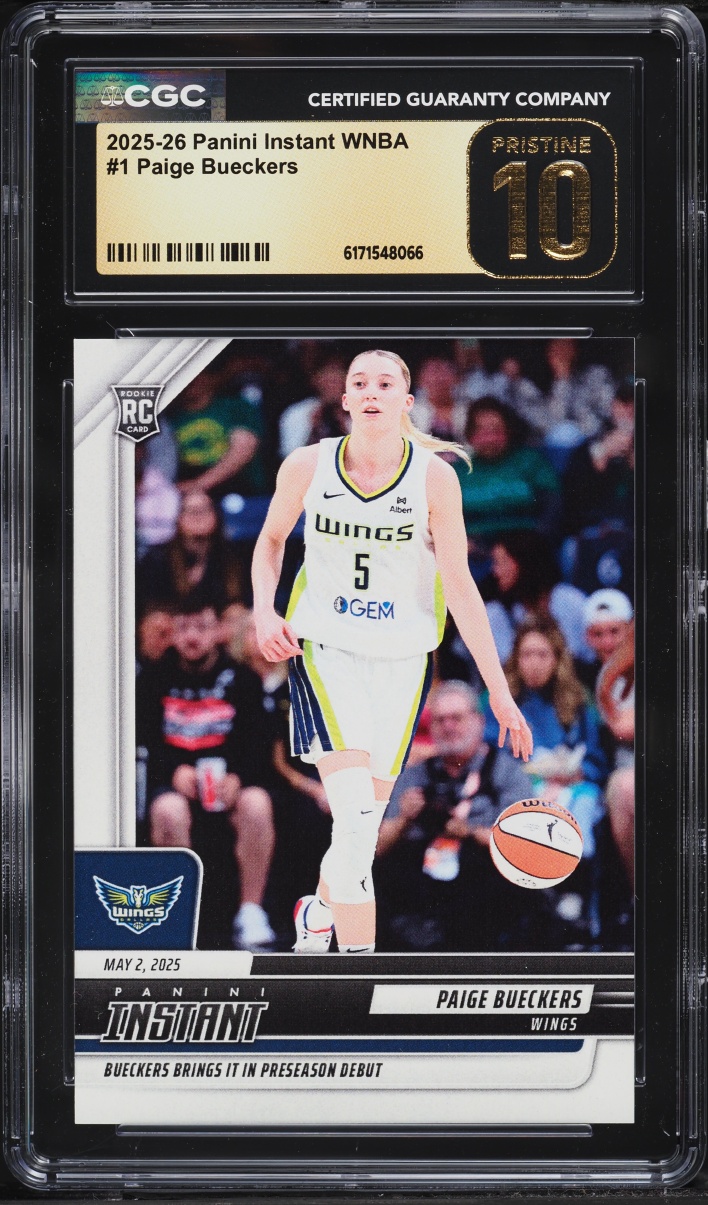 2025 Panini Instant WNBA Paige Bueckers ROOKIE /4546 #1 CGC 10 PRISTINE