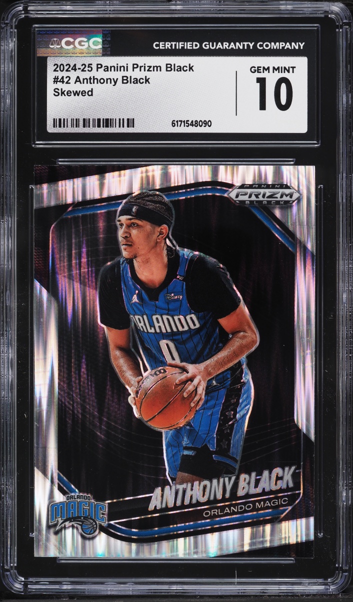 2024 Panini Prizm Black Skewed Anthony Black /249 #42 CGC 10 GEM MINT