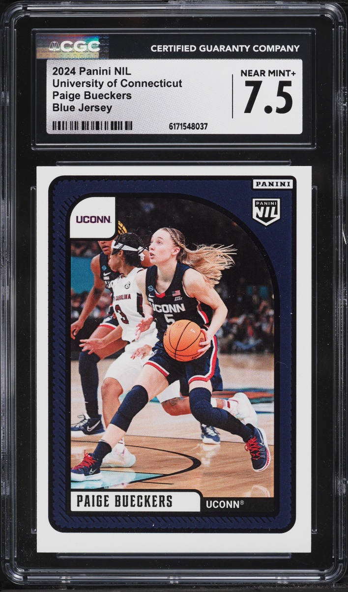 2024 Panini NIL University Of Connecticut Paige Bueckers ROOKIE CGC 7.5 NRMT+