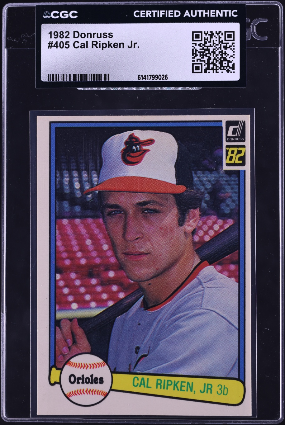 1982 Donruss Cal Ripken Jr. ROOKIE #405 CGC AUTH