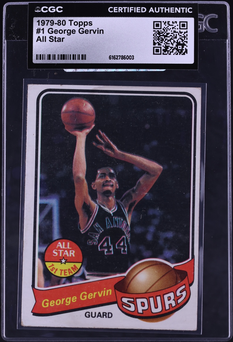 1979 Topps George Gervin ALL-STAR #1 CGC AUTH